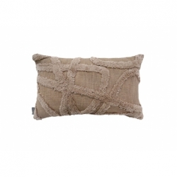 Coussin Taos taupe - 50x30cm