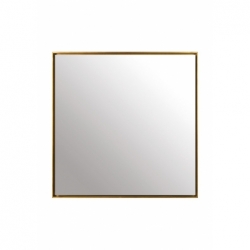 Miroir Nashville antique or - 100x100cm