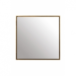 Miroir Nashville antique or - 80x80cm