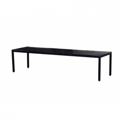 Table basse Modesto - Noir - 150x45x35cm