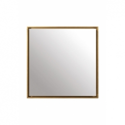 Miroir Nashville antique or - 60x60cm