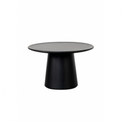 Table basse Daytona - Noir - Ø66x38cm