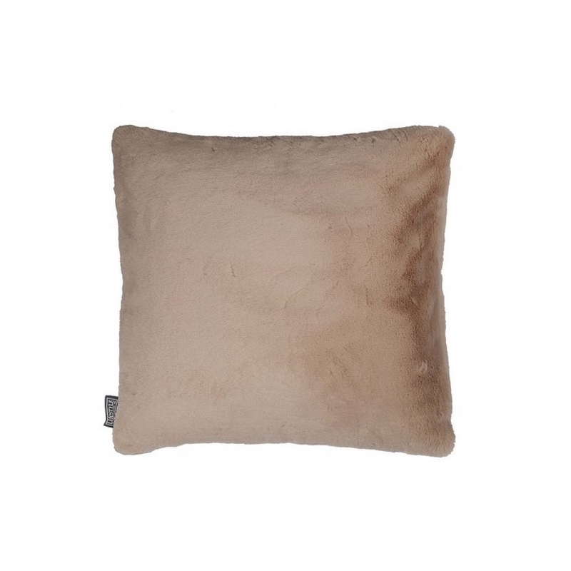 Coussin fourrure Lyall biscotti - 50x50cm