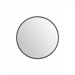 Miroir rond noir 50cm