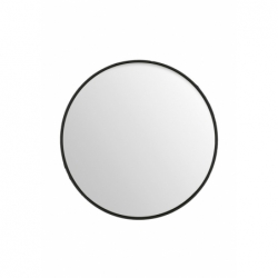 Miroir rond noir 40cm