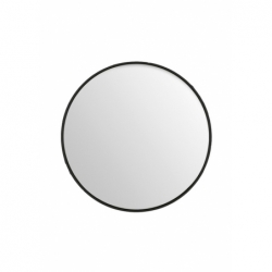 Miroir rond noir 80cm