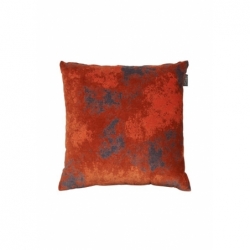 Coussin Evina Bombay marron/gris - 50x50cm