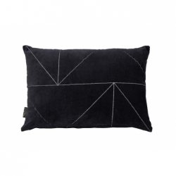 Coussin Malina obsidien bleu - 60x40cm