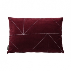 Coussin Malina poire rouge - 60x40cm