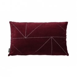 Coussin Malina poire rouge - 50x30cm