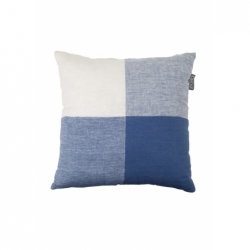 Coussin Bindi Lin Bleu 50x50cm