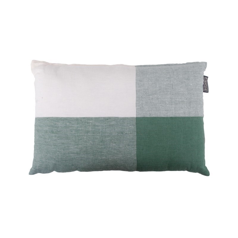 Coussin Bindi Lin Vert 60x40cm