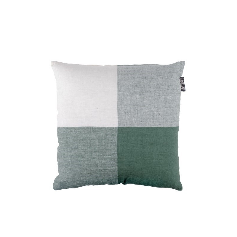 Coussin Bindi Lin Vert 50x50cm