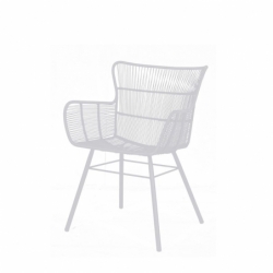 Fauteuil Palm Beach Royal Blanc