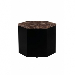 Table basse Camden - Marron - 45x45x35cm