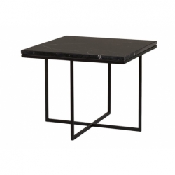 Table basse Brandon Noir - 50x50x46cm