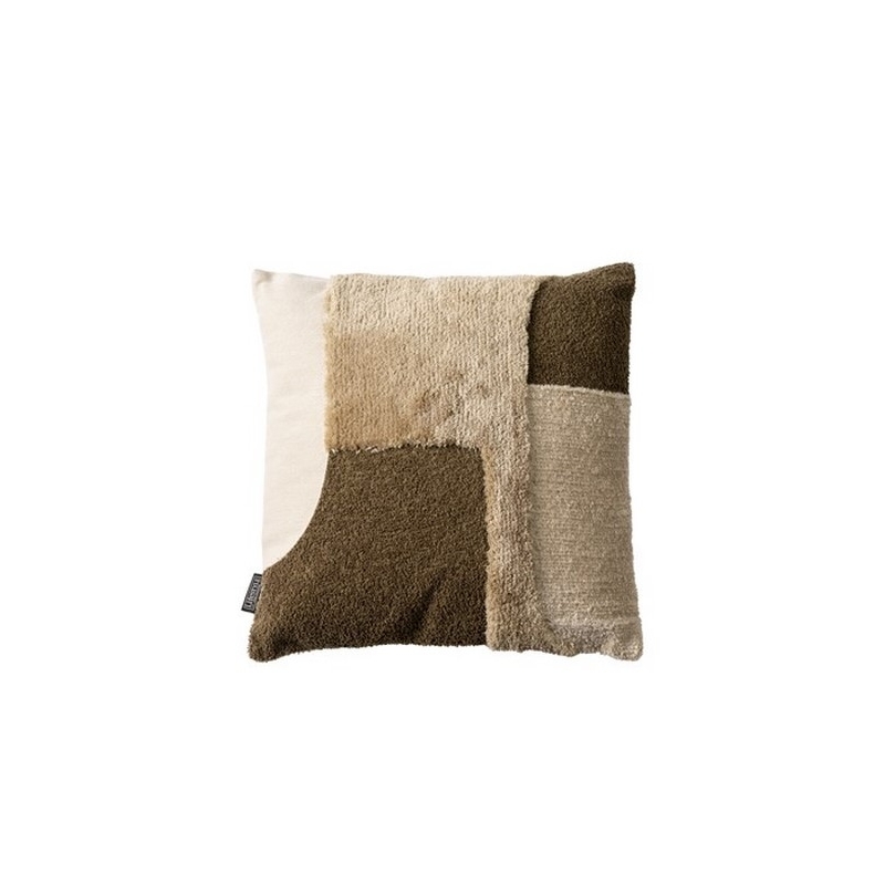 Coussin Celicia Beige/Marron - 50x50cm