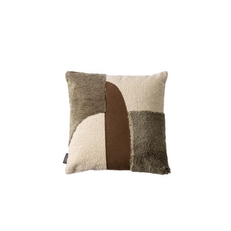 Coussin Collins Marron - 50x50cm