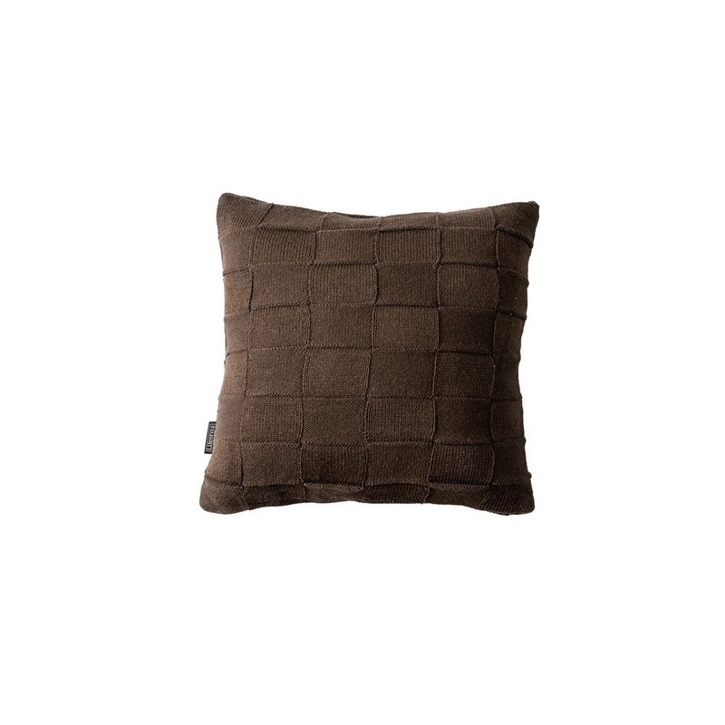 Coussin Evans Marron - 50x50cm