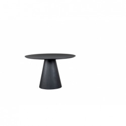 Table diner ronde Michigan Noir - Ø120x76cm