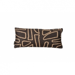 Coussin Tanana - Noir - 70x30cm