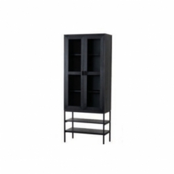 Armoire Dawson avec vitre - 80x40x201cm